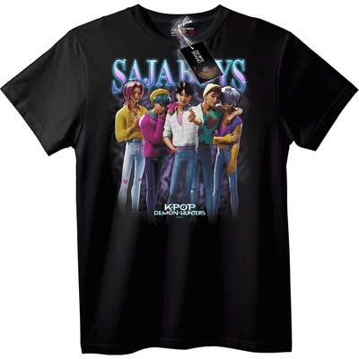 NOONEBRAND Тениска SAJA BOYS Демонски ловци - S, White