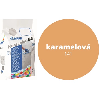 Mapei KERACOLOR GG 141 Cementová škárovacia hmota 4x5 kg, Karamelová