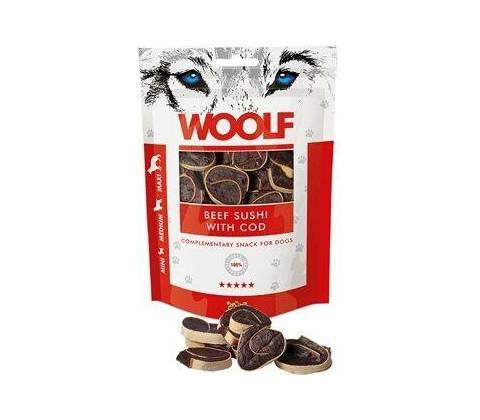 Woolf Beef Sushi & Codfish 100 g