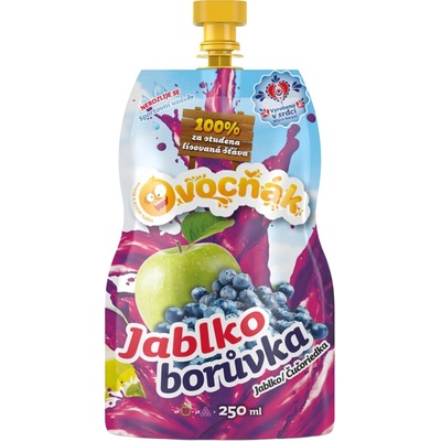 Ovocňák mošt jablko a borůvka 250 ml