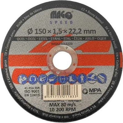 MAGG SPEED Rezný kotúč na kov 150 x 1,5 x 22 mm