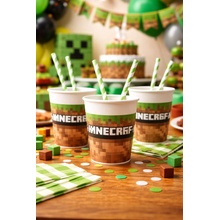 PROCOS Kelímky MINECRAFT papírové