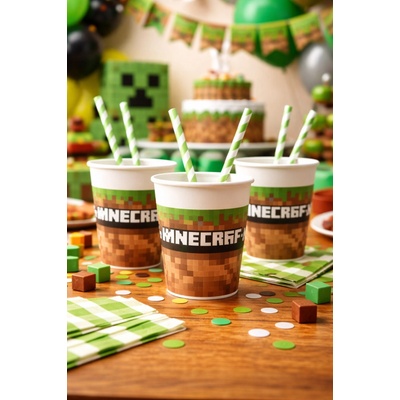 PROCOS Kelímky MINECRAFT papírové – Zboží Mobilmania