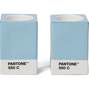 Copenhagen Design Свещници Pantone за класически или чаени свещи, светлосини, 2 бр (101720550)