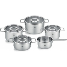 Fissler Sada hrnců PURE stříbrná nerezová ocel 5 ks