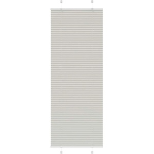 vidaXL Плисирана щора Светло сиво 75x200 cm Ширина на плата 74, 4 cm (4015359)