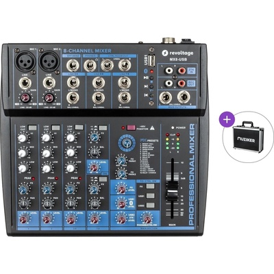 Revoltage MX8-USB Basic SET Смесителен пулт (MX8-USB-BASIC-SET)