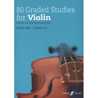 80 Graded Studies for Violin 1 1-50 80 etud se stoupající obtížností pro housle 1-50 – Zboží Dáma