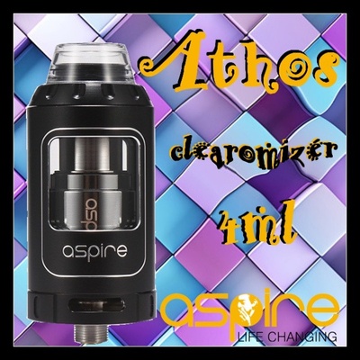 Aspire Clearomizer Athos Černý 4ml – Zboží Mobilmania