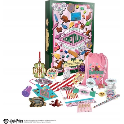 Cinereplicas® Kalendarium adwentowe Harry Potter Honeydukes 2025 z 24 gadżetami