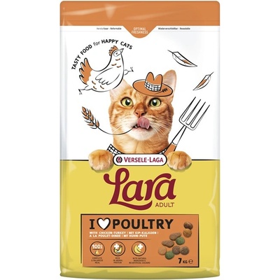 Versele-Laga Lara Adult Turkey & Chicken 7kg - храна за възрастни котки с пуйка и пиле