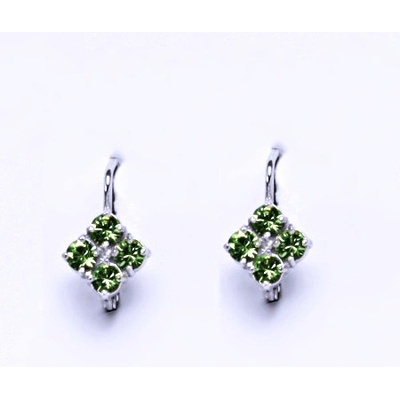 Čištín s krystaly Swarovski peridot NK 1324