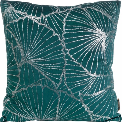 Takoy Zamatová BLINK 39 s potlačou strieborných listov ginka-HF-395901 45 x 45 cm