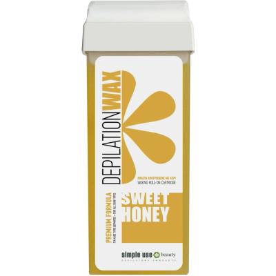 simple use Depilační vosk roll on Sweet Honey medový 100 ml