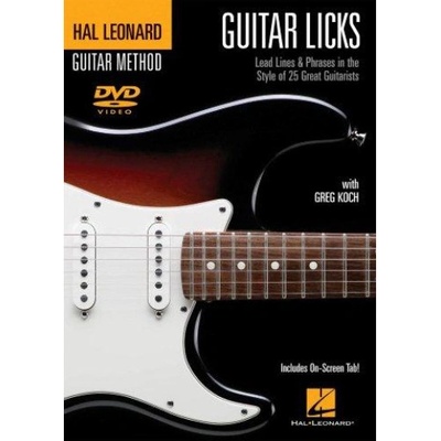 Greg Koch: Guitar Licks Lead Lines And Phrases In The Style Of 25 Great Guitarists video škola hry na kytaru