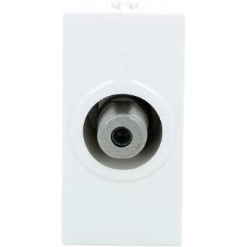 Legrand Розетка TV тип F конектор 1 мод. цвят бял Mosaic - 078790 (078790)