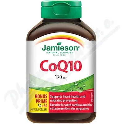Jamieson Koenzým Q10 120 mg 60 kapsúl