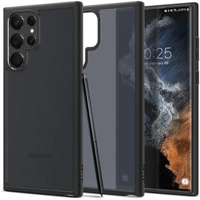Spigen Гръб Spigen Ultra Hybrid за Samsung S22 Ultra - Черен