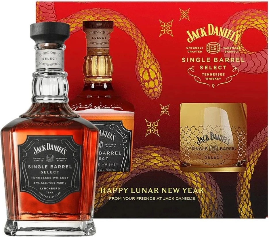 Jack Daniel's Single Barrel Select 47% 0,7 l (dárkové balen 1