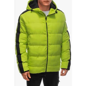 Edoti Светлозелено мъжко ватирано зимно яке Edoti Edoti | Zelen | МЪЖЕ | S