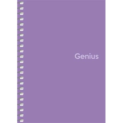 SHKOLYARYK Spirálový sešit Genius čtverečkovaný A6 PP desky