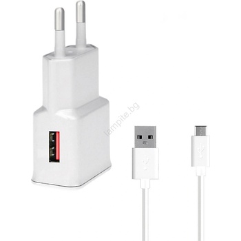 WINNER GROUP-WG Winner Group- Адаптер за бързо зареждане 1xUSB-A PD 18W + USB кабел USB-C / USB-A 1m (WN0061)