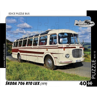 Retro-Auta BUS 12 ŠKODA 706 RTO LUX 1979 40 dílků
