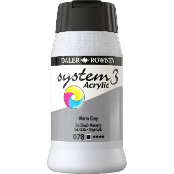 Image 1 of Daler-Rowney System3 АКРИЛНА боя Warm Grey 500 ml 1 бр (129500078)
