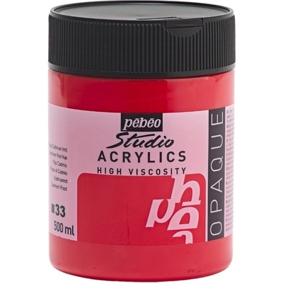 Pébéo Studio Fine АКРИЛНА боя Cadmium Red Hue 500 ml 1 бр (171033)