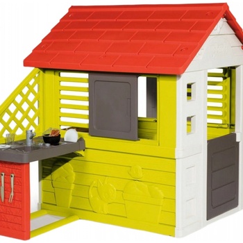 Smoby Domeček Nature s kuchyní