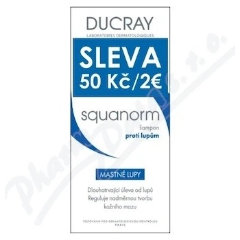 Ducray Squanorm grass shamp-mastné lupiny200 ml