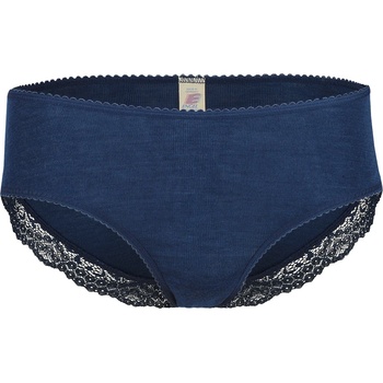 Engel Дамско копринено термобельо Engel Women's Panties with Lace Silk base layer - Marine - размер 38/40 (EU) (114-1893-0112)