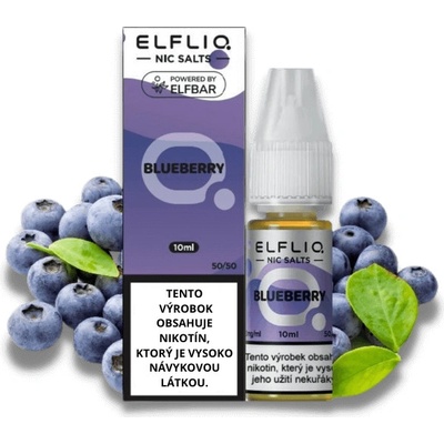 ELFLIQ Nic SALT Blueberry 10 ml 20 mg