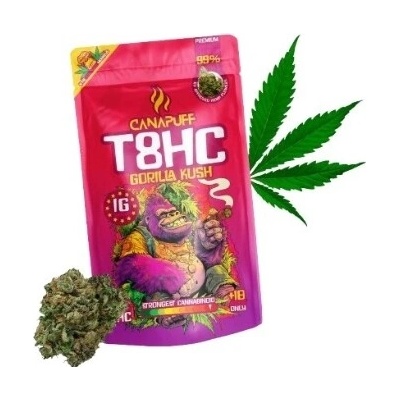 Canapuff T8HC Gorilla Kush 0,2% THC 1 g – Zbozi.Blesk.cz