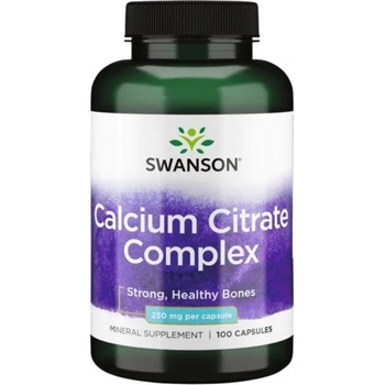 Image 1 of Swanson Calcium Citrate Complex 250 mg [100 капсули]