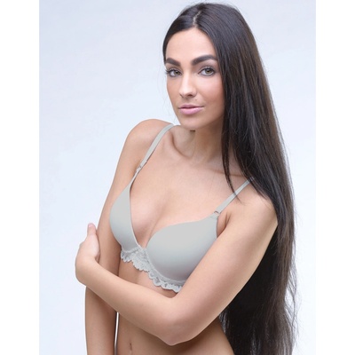 Gina 17007P podprsenka s čipkou sv. šedá