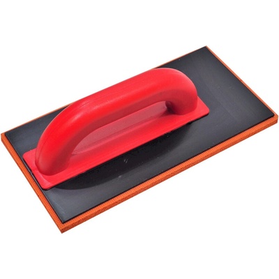 TOPTRADE hladítko ABS, posunuté, huba jemná, 280 x 140 x 18 mm
