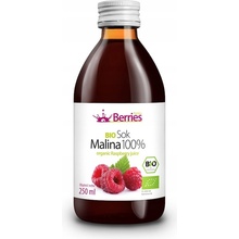 Berries BIO Malinová šťava 100% 250 ml