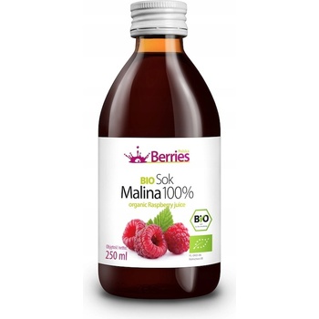 Berries BIO Malinová šťava 100% 250 ml