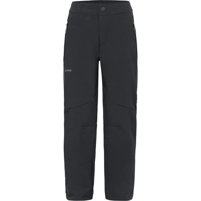 VAUDE Детски туристически панталон Vaude Kid's Rokua Softshell Pants Walking trousers - Black - размер 122/128 (EU) (701-4363-0112)