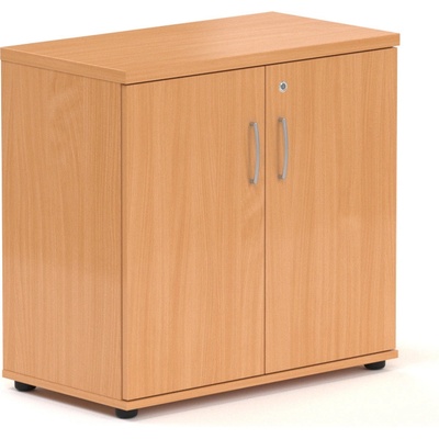 Nábytek Designový cz SB282 11 - Kancelářský regál Komfort, 80x38,5x76 cm, dveře 2/2, buk – Zboží Mobilmania