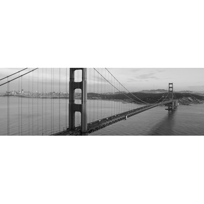 Dimex M-300 vliesová fototapeta na zeď Golden Gate Gray rozměry 330 x 110 cm