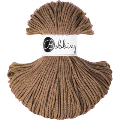 Bobbiny šňůry junior 3 mm Oříškově hnědá (Nut Brown)