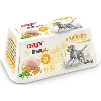 Chejn Bravo Plus s kuracím a zeleninou 430 g