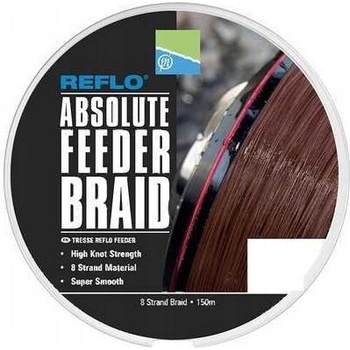 Preston šnúra Absolute Feeder Braid 150m 0,10mm 7,2kg