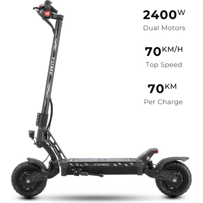 YuMe HAWK | 60V 22.5AH | 2 x 1200W ел. тротинетка
