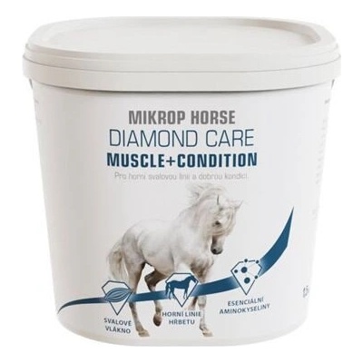 MIKROS Horse Diamond Care Muscle + Condition Pro horní svalovou linii a dobrou kondici 3 kg