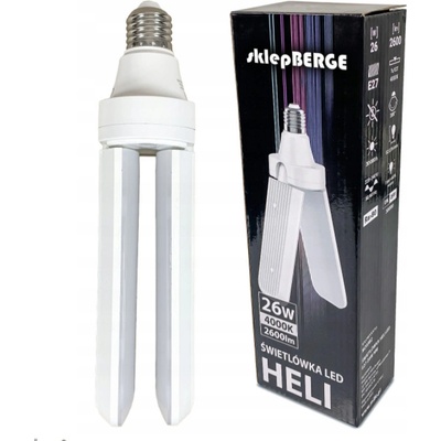 BERGE Žárovka HELI LED - E27 - 26W - neutrální bílá MZ0382