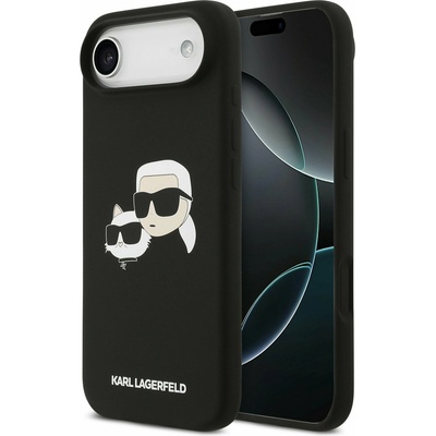 KARL LAGERFELD Liquid Silicone Double Heads MagSafe Задна Корица за iPhone Air Black Karl Lagerfeld | Cheren | МЪЖЕ | UNI