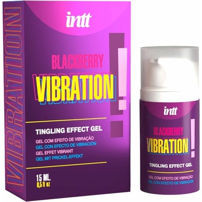 intt Vibration! Blackberry Tingling Effect Gel 15 ml